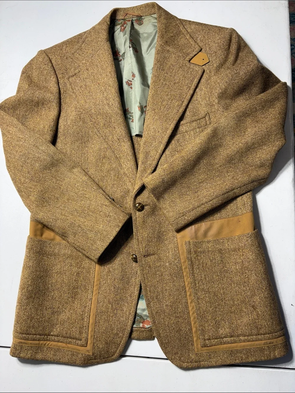 Vintage Wool Tweed Sport Coat